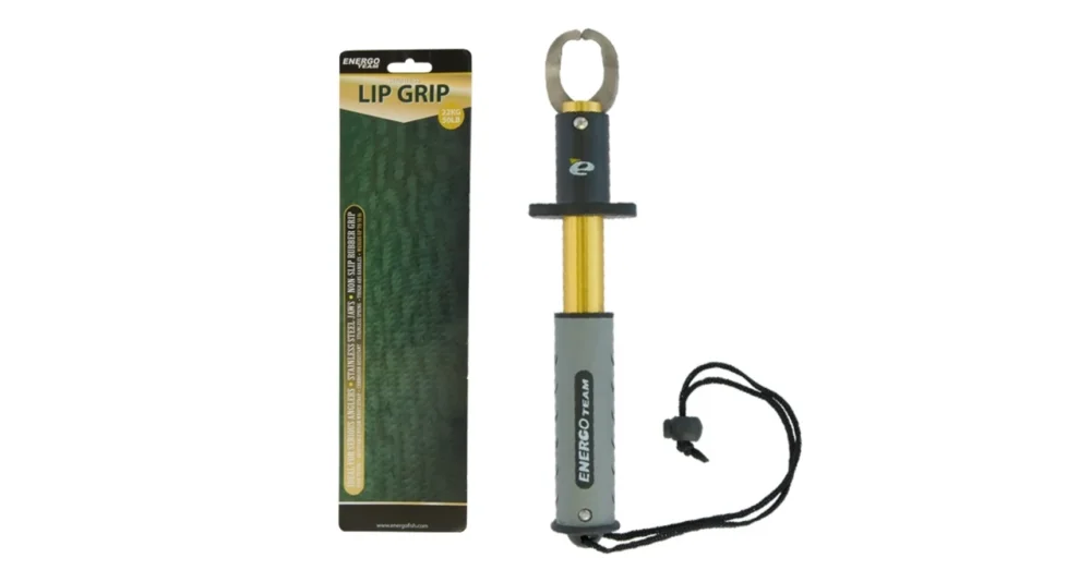 Azonnali szállítás ENERGOTEAM HALKIEMELŐ LIP-GRIP FOGÓ BEÉPÍTETT 50 LBS MÉRLEGGEL