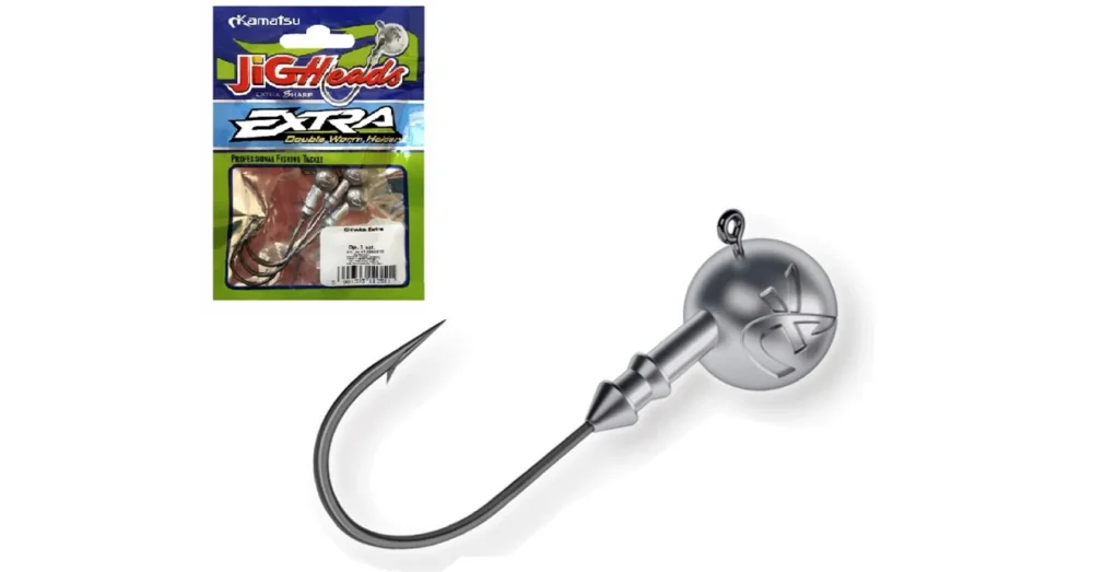 Vedd meg most KAMATSU EXTRA JIG HEADS 1/0-ÁS JIG FEJEK 3DB/CS