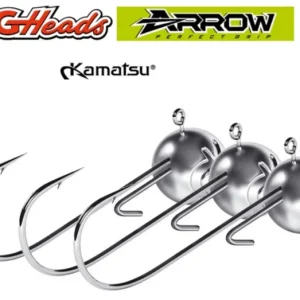 KAMATSU JIG HEADS ARROW 2/0-ÁS JIG FEJEK 3DB Bestseller