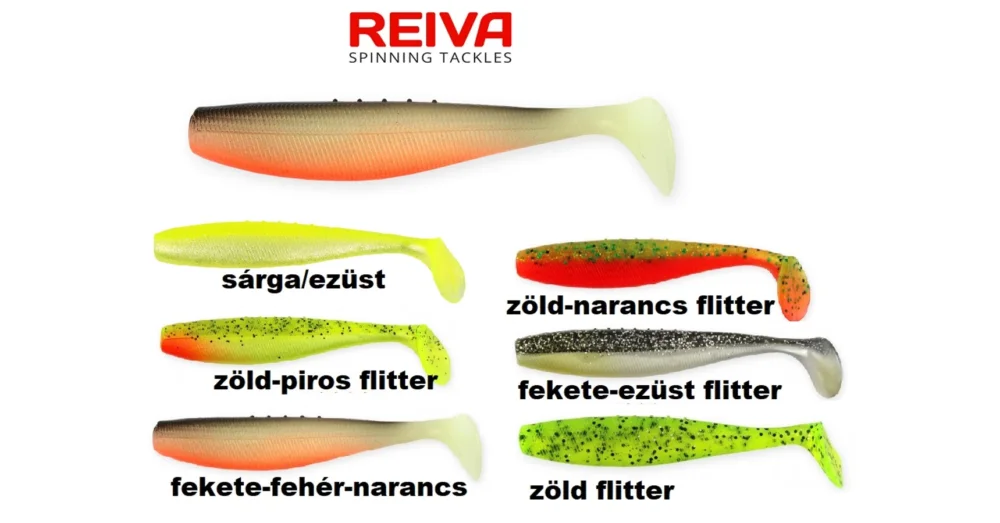 Árcsökkenés REIVA FLAT MINNOW SHAD 12,5CM 3DB/CS