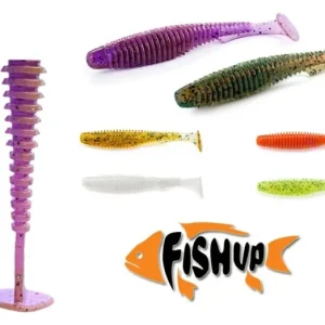 FISHUP U-SHAD GUMIHALAK 4" - 10,1CM - 8DB Expressz kézbesítés