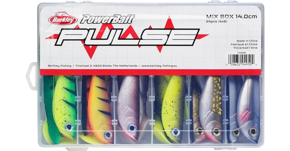 BERKLEY POWERBAIT PULSE SHAD MIX BOX 14CM 24DB Árengedmény