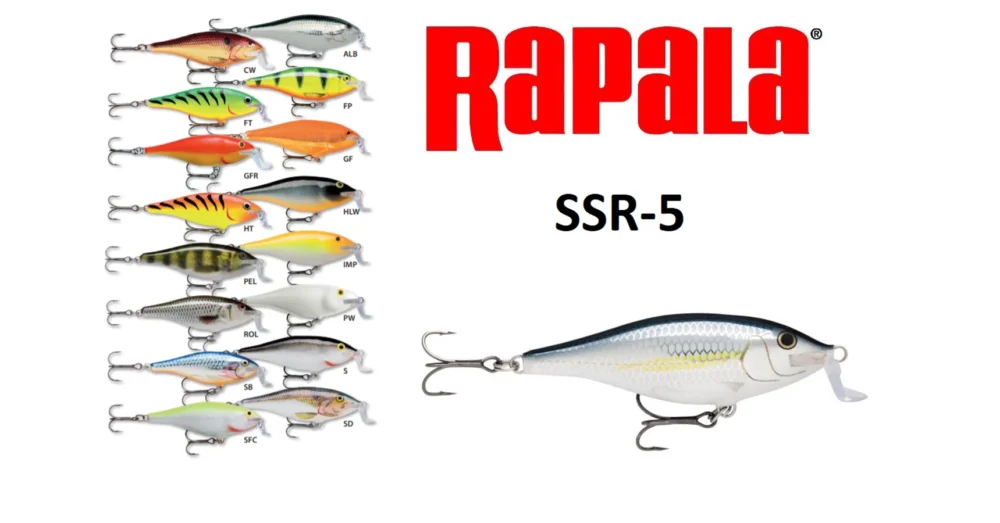 RAPALA SSR-5 SHALLOW SAD RAP WOBBLEREK Biztonságos fizetés