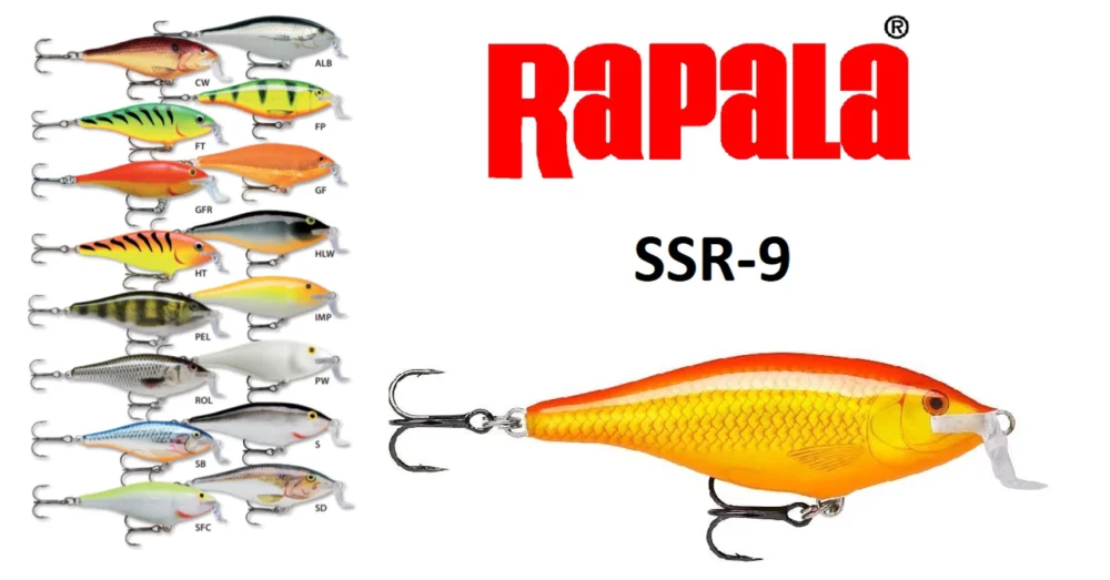 RAPALA SSR-9 SHALLOW SHAD RAP WOBBLEREK Kihagyhatatlan ajánlat