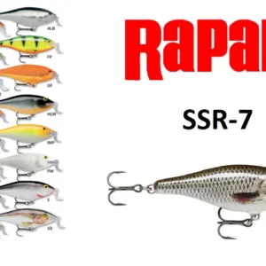 Kiárusítás RAPALA SSR-7 SHALLOW SHAD RAP WOBBLEREK