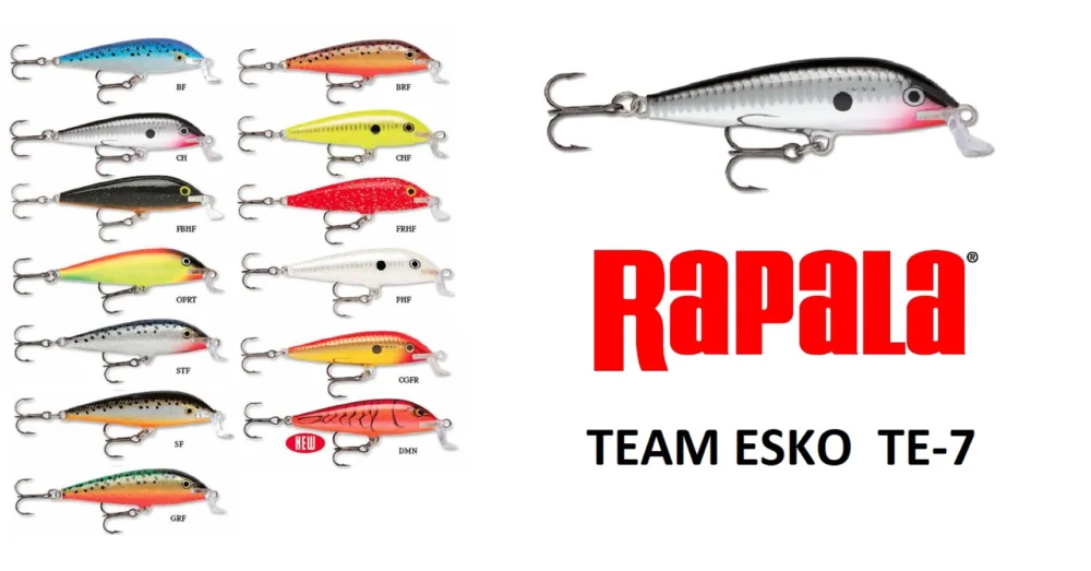 Olcsóbb RAPALA TEAM ESKO TE07 WOBBLEREK 7CM