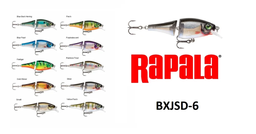 RAPALA WOBBLER BXJSD6 BX JOINTED SHAD WOBBLEREK 6CM Kihagyhatatlan ajánlat