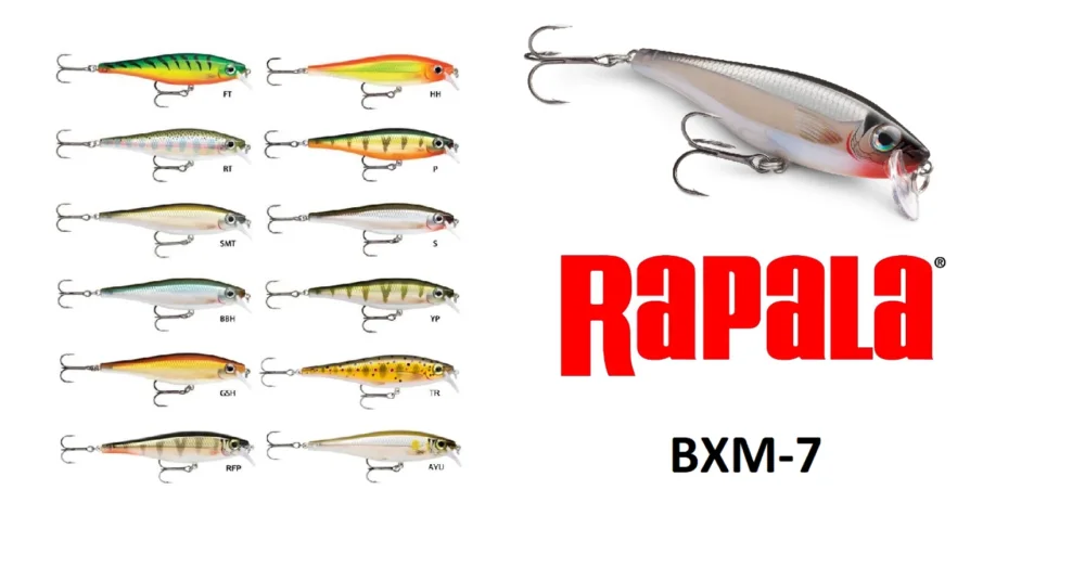 Végkiárusítás RAPALA BX MINNOW WOBBLEREK 7CM