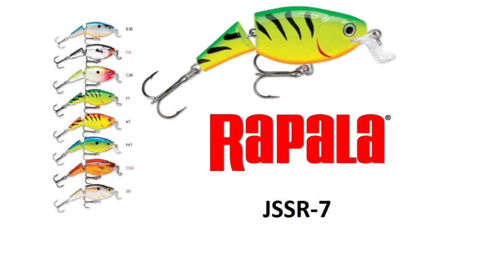 Gyors kiszállítás RAPALA JOINTED SHALLOW SHAD RAP WOBBLEREK 7CM