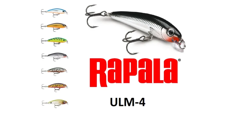 Bestseller RAPALA ULTRA LIGHT MINNOW ULM-4 WOBBLEREK 4CM