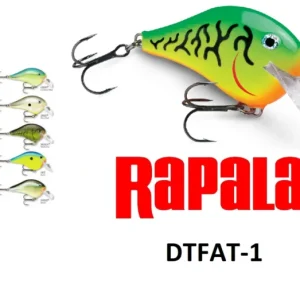 RAPALA DT-FAT DIVES TO SWIMMING DEPTH OF 1 FT DTFAT01 WOBBLEREK Utolsó esély