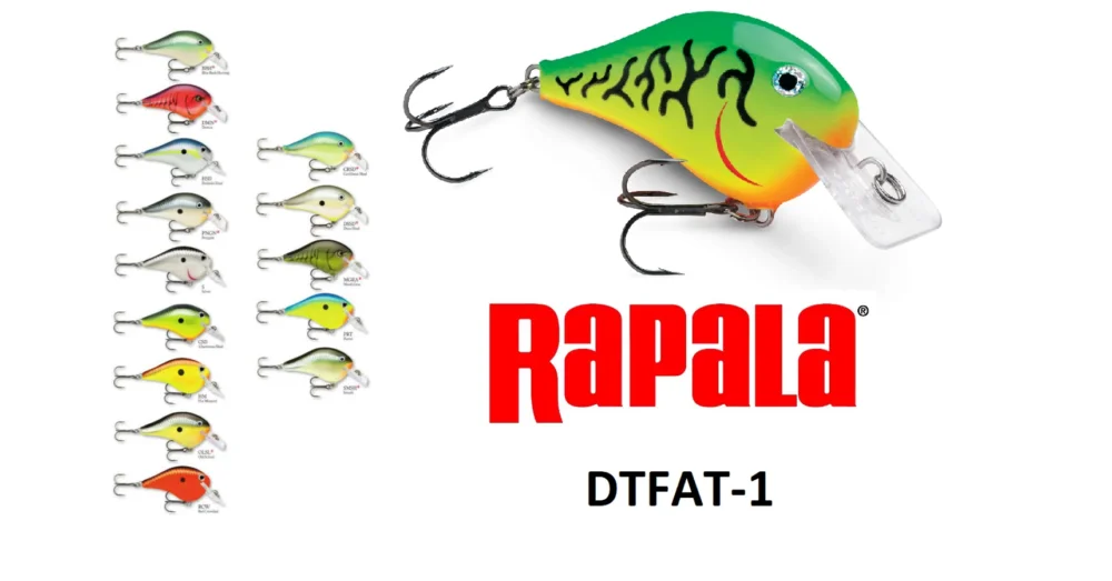 RAPALA DT-FAT DIVES TO SWIMMING DEPTH OF 1 FT DTFAT01 WOBBLEREK Utolsó esély
