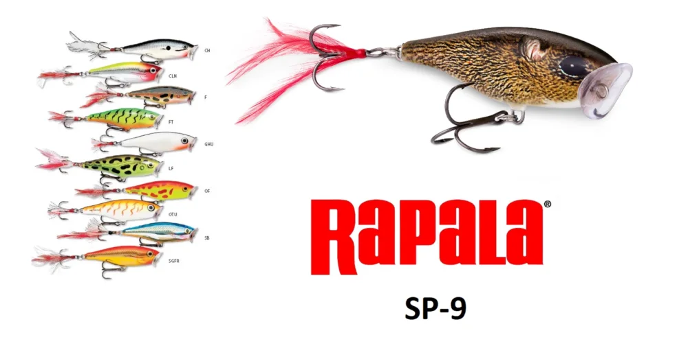 RAPALA SKITTER POP SURFACE POPPER WOBBLEREK SP09 9CM Alacsony ár