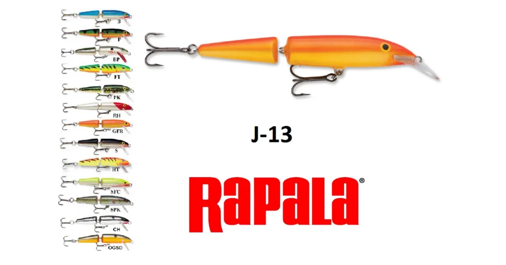 Akció RAPALA JOINTED FLOATING WOBBLEREK J13 13CM