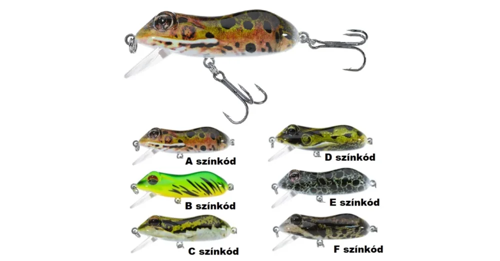JAXON ATRACT FROG BÉKA WOBBLER 5,5CM 10G Akciós ár