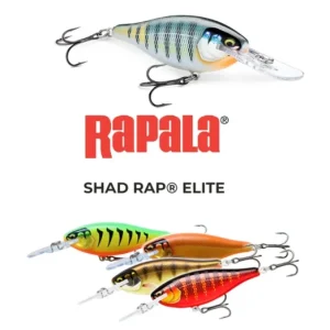 Utolsó esély RAPALA SHAD RAP® ELITE SRE75 BALSAFA WOBBLEREK