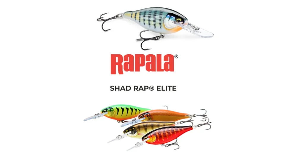 Utolsó esély RAPALA SHAD RAP® ELITE SRE75 BALSAFA WOBBLEREK