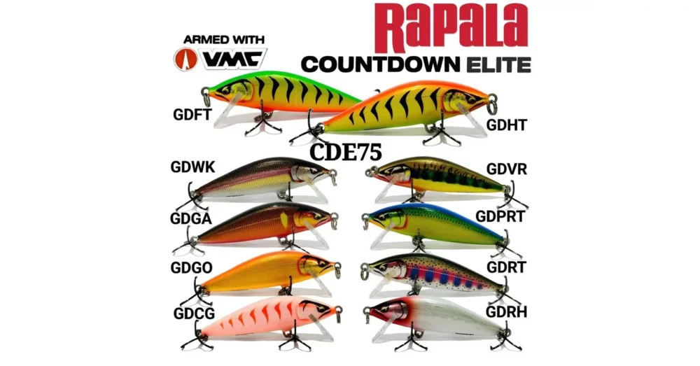 Kiárusítás RAPALA COUNTDOWN ELITE CDE55 WOBBLEREK - 5,5CM - 5G