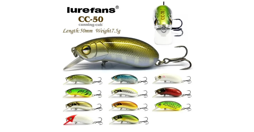 LUREFANS CUNNING-CUB CC-50S WOBBLER 5CM 8,4G Csak ma